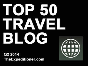 Top 50 Travel Blog TheExpeditioner.com