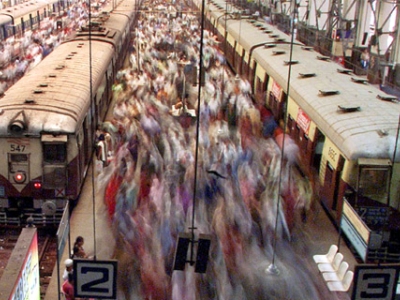 Riding Trains In Mumbai