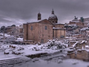 It Snowed In Rome? [Videos]