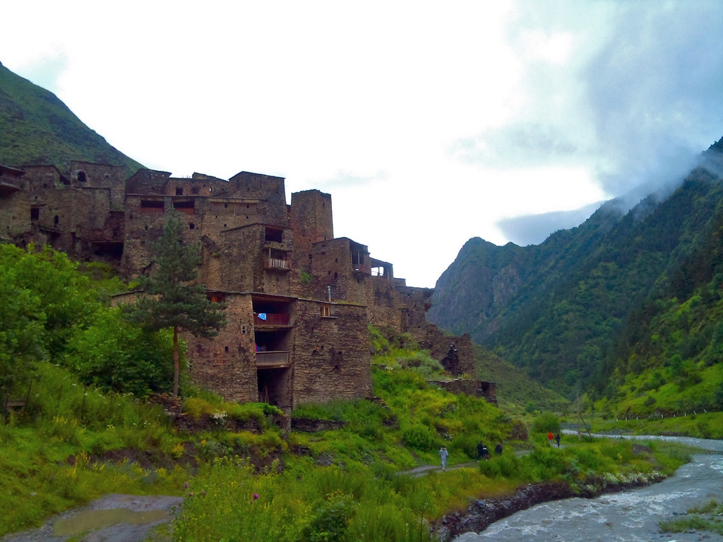 Chechen Border along the Caucasus Mountains1
